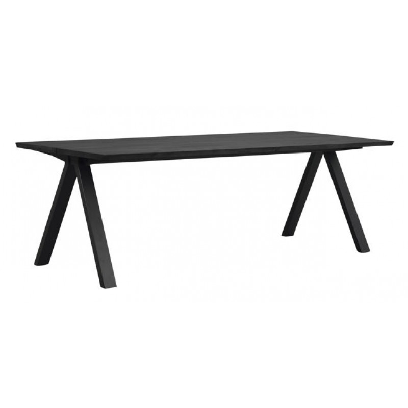 RO Carradale Extending Dining Table V 220x100 Black/Black